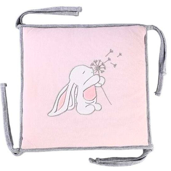 Vertbaudet 5 Piece Nursery Décor with Cute Pink Bunny Patterns for Girls Room - Picture 4 of 6